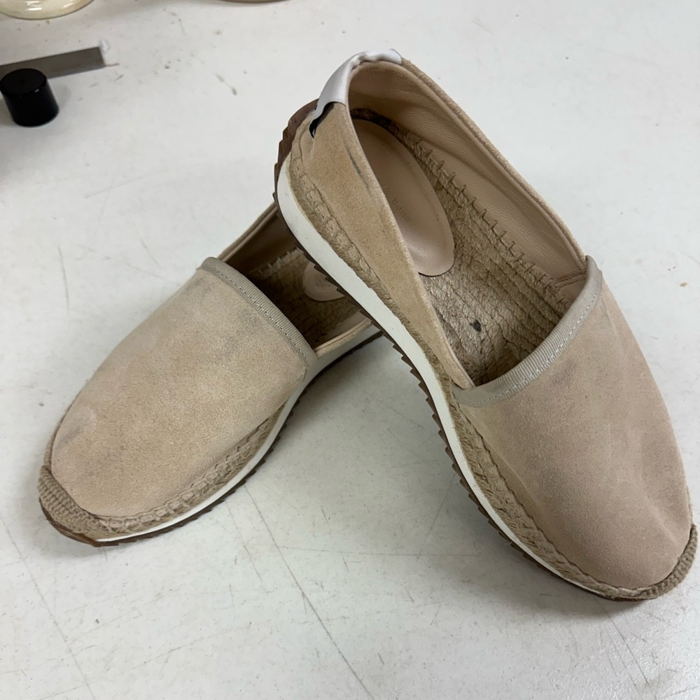 NWOT Rag &  Bone beige suede espadrilles.  
Size 38.5 (Euro) size 8 (US)